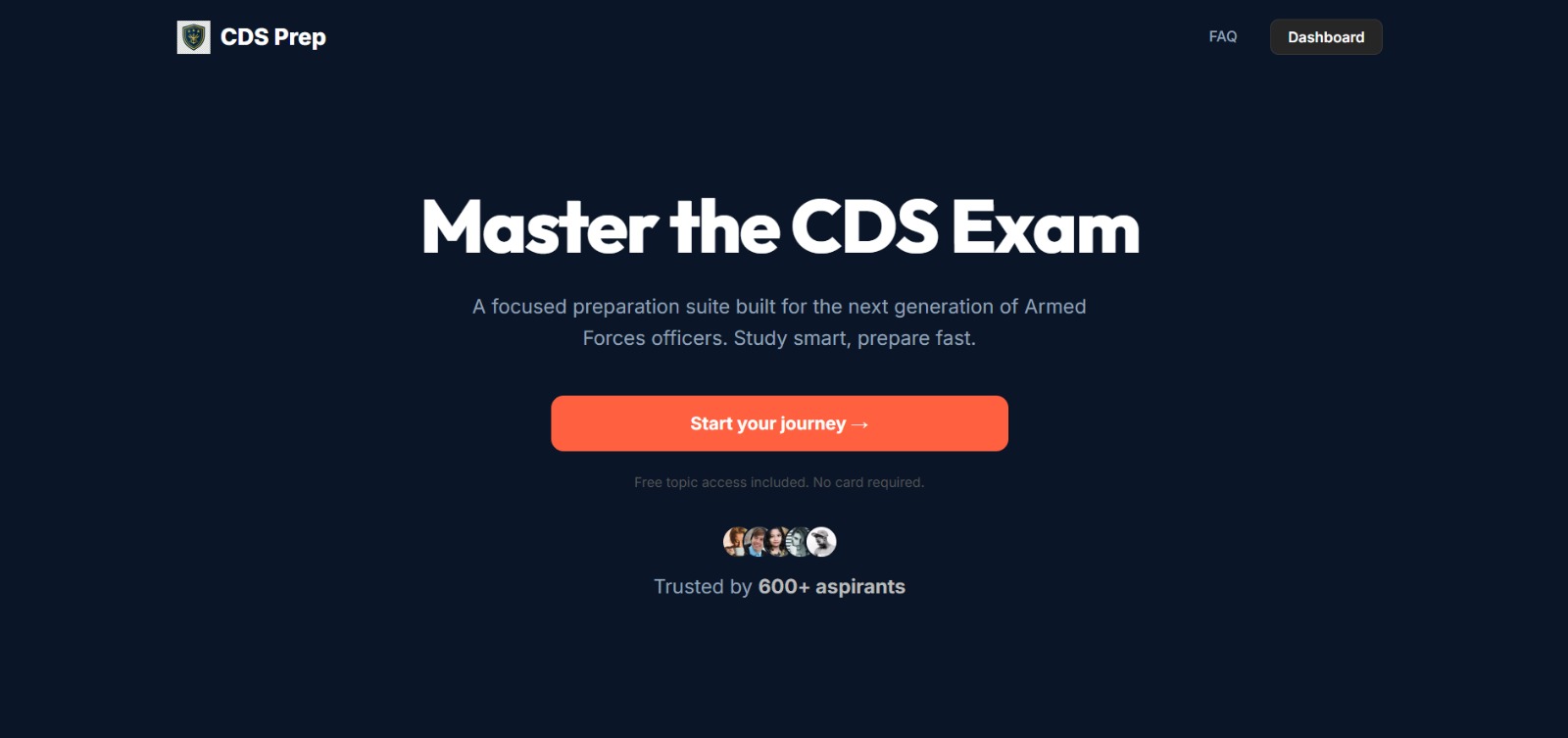CDS Exam Preparation